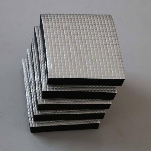 华美b1级橡塑保温板 阻燃橡塑自粘板 带铝箔橡塑保温材料图片